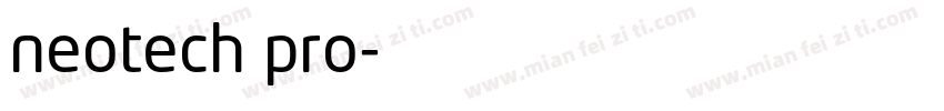 neotech pro字体转换